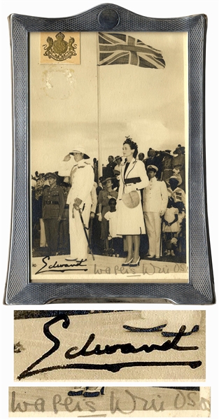 Edward VIII & Wallis Simpson Signed Photo as the Duke and Duchess of Windsor